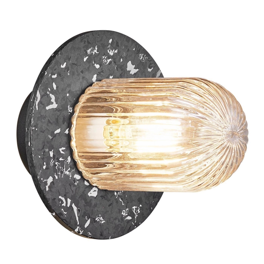 Nordlux - Iluminação de teto exterior JANUKA 1xE27/60W/230V IP54 preto