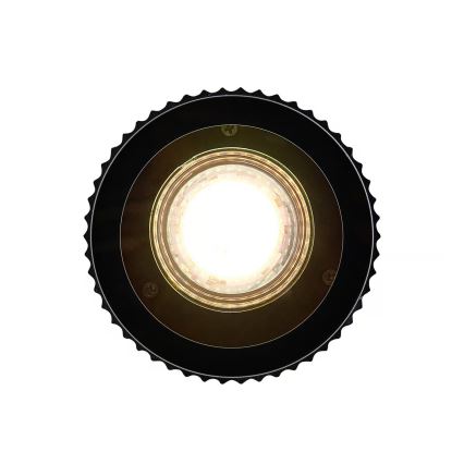Nordlux - Iluminação de teto exterior KYKLOP 1xGU10/15W/230V IP54 preto