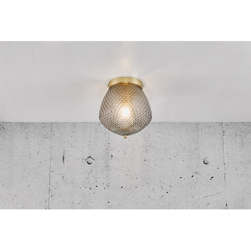 Nordlux - Iluminação de teto ORBIFORM 1xE27/40W/230V dourado