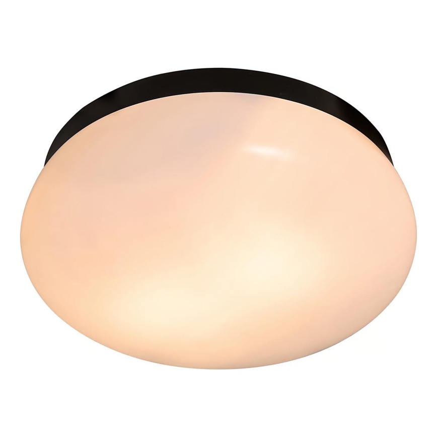 Nordlux - Iluminação de teto para casa de banho FOAM 2xE27/55W/230V IP44 preto