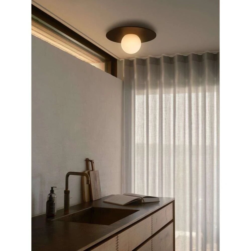 Nordlux - Iluminação de teto para casa de banho SIONA 1xE27/60W/230V IP44 preto
