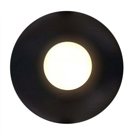 Nordlux - Iluminação de teto para casa de banho SIONA 1xE27/60W/230V IP44 preto