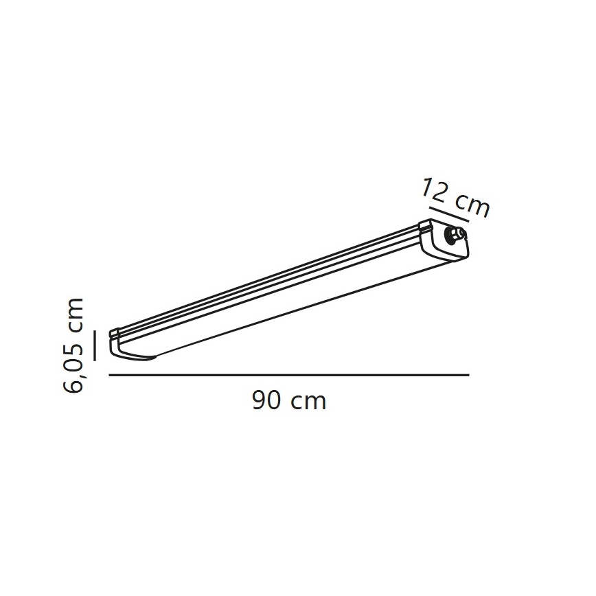 Nordlux - Iluminação de trabalho LED BURBANK LED/31W/230V 4000K IP65