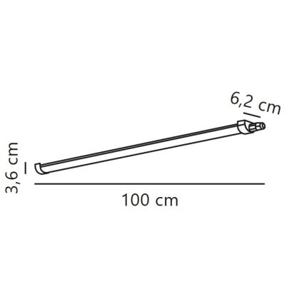 Nordlux - Iluminação de trabalho LED MARISOL LED/13,5W/230V 4000K IP65