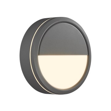 Nordlux - Iluminação LED de parede exterior com regulação AVA SMART LED/9,5W/230V 2700K IP54 cinzento