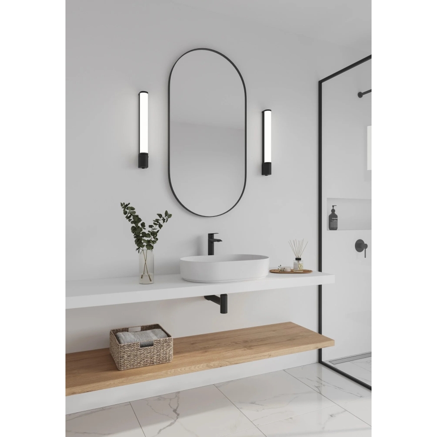 Nordlux - Iluminação LED em espelho para casa de banho MALAIKA LED/6W/230V IP44 preto