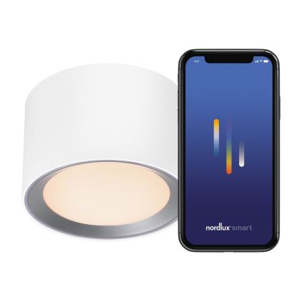 Nordlux - Foco LED para casa de banho regulável LANDON SMART LED/8W/230V 2700-6500K IP44 branco