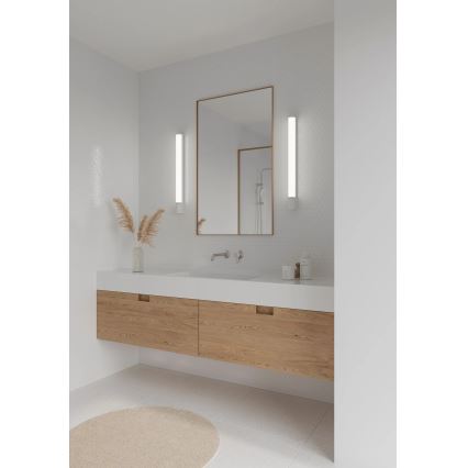 Nordlux - Iluminação LED para espelho de casa de banho com tomada MALAIKA LED/15W/230V IP44 68,4 cm branca