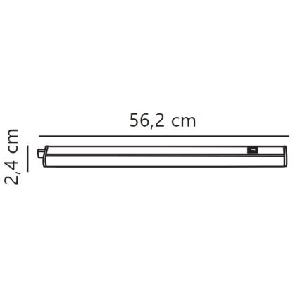 Nordlux - Iluminação para armário de cozinha LED LATONA LED/8W/230V 3000/4000K 56,2 cm