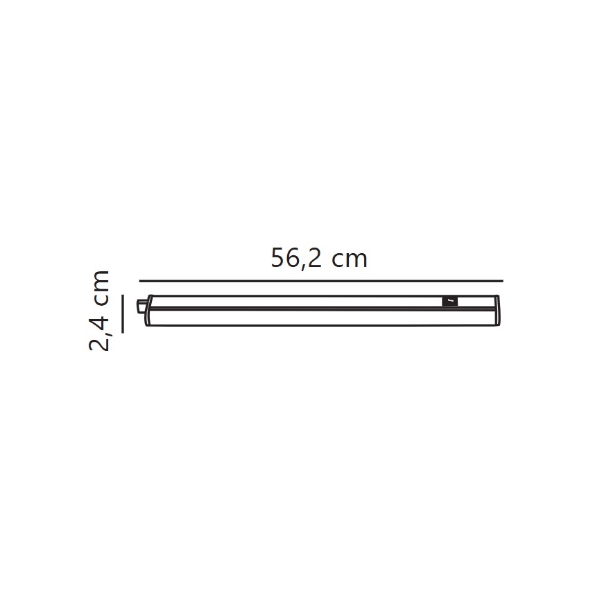 Nordlux - Iluminação para armário de cozinha LED LATONA LED/8W/230V 3000/4000K 56,2 cm