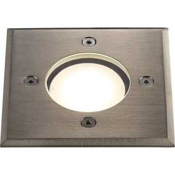 Nordlux - Iluminação para caminho de acesso exterior PATO 1xGU10/35W/230V IP65 cromado mate angular