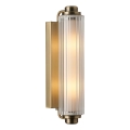 Nordlux - Iluminação para espelho de casa de banho NIMAL 2xE14/25W/230V IP44 latão