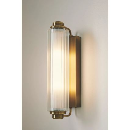 Nordlux - Iluminação para espelho de casa de banho NIMAL 2xE14/25W/230V IP44 latão