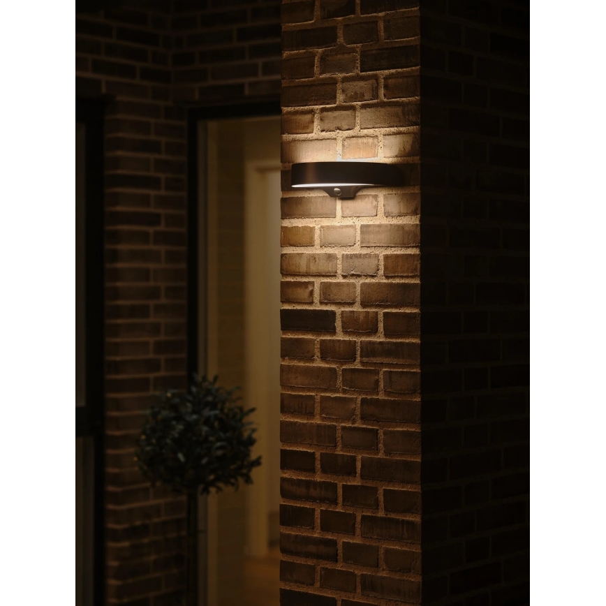 Nordlux - Iluminação solar de parede LED com sensor MONAY LED/5W/5V 3000K IP44