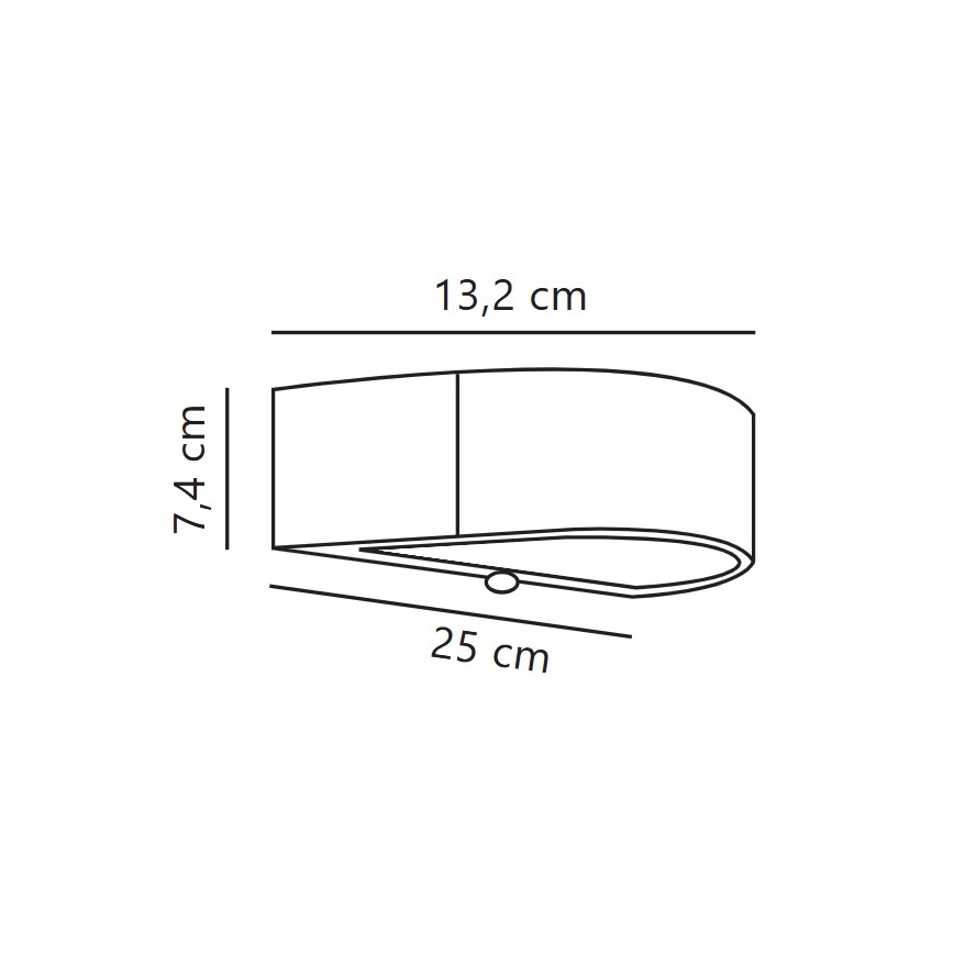 Nordlux - Iluminação solar de parede LED com sensor MONAY LED/5W/5V 3000K IP44