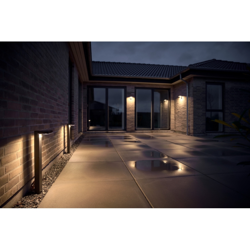Nordlux - Iluminação solar de parede LED com sensor RICA LED/5W/3,7V IP44 2200 mAh angular