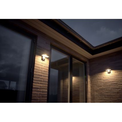 Nordlux - Iluminação solar de parede LED com sensor RICA LED/5W/3,7V IP44 2200 mAh angular