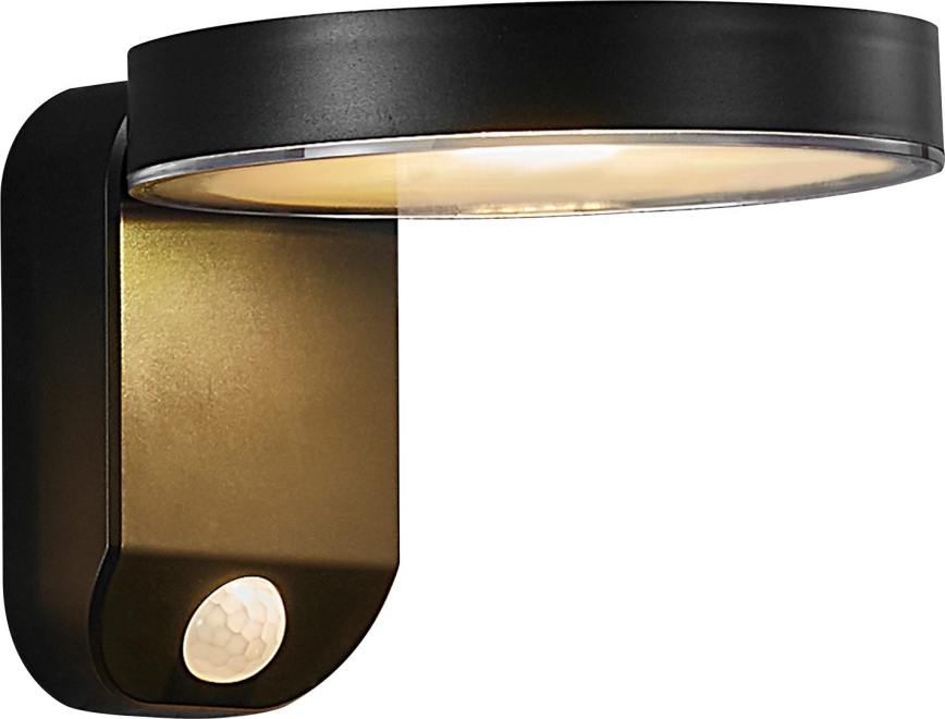 Nordlux - Iluminação solar de parede LED com sensor RICA LED/5W/3,7V IP44 redondo