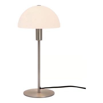 Nordlux - Lâmpada de mesa ELLEN 1xE14/40W/230V cromado mate/branco
