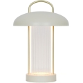 Nordlux - Lâmpada de Mesa Tátil Recarregável LED Dimerizável MIRANO LED/3W/3,7V bege
