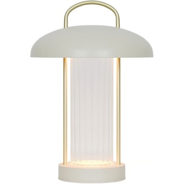 Nordlux - Lâmpada de Mesa Tátil Recarregável LED Dimerizável MIRANO LED/3W/3,7V bege