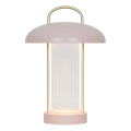 Nordlux - LED Candeeiro de mesa tátil recarregável dimerizável MIRANO LED/3W/3,7V rosa