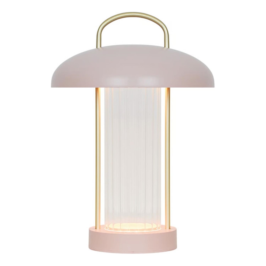 Nordlux - LED Candeeiro de mesa tátil recarregável dimerizável MIRANO LED/3W/3,7V rosa