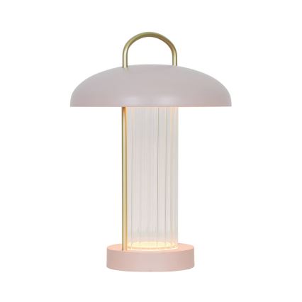 Nordlux - LED Candeeiro de mesa tátil recarregável dimerizável MIRANO LED/3W/3,7V rosa