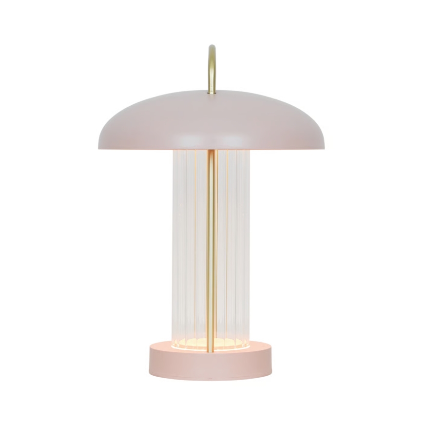 Nordlux - LED Candeeiro de mesa tátil recarregável dimerizável MIRANO LED/3W/3,7V rosa