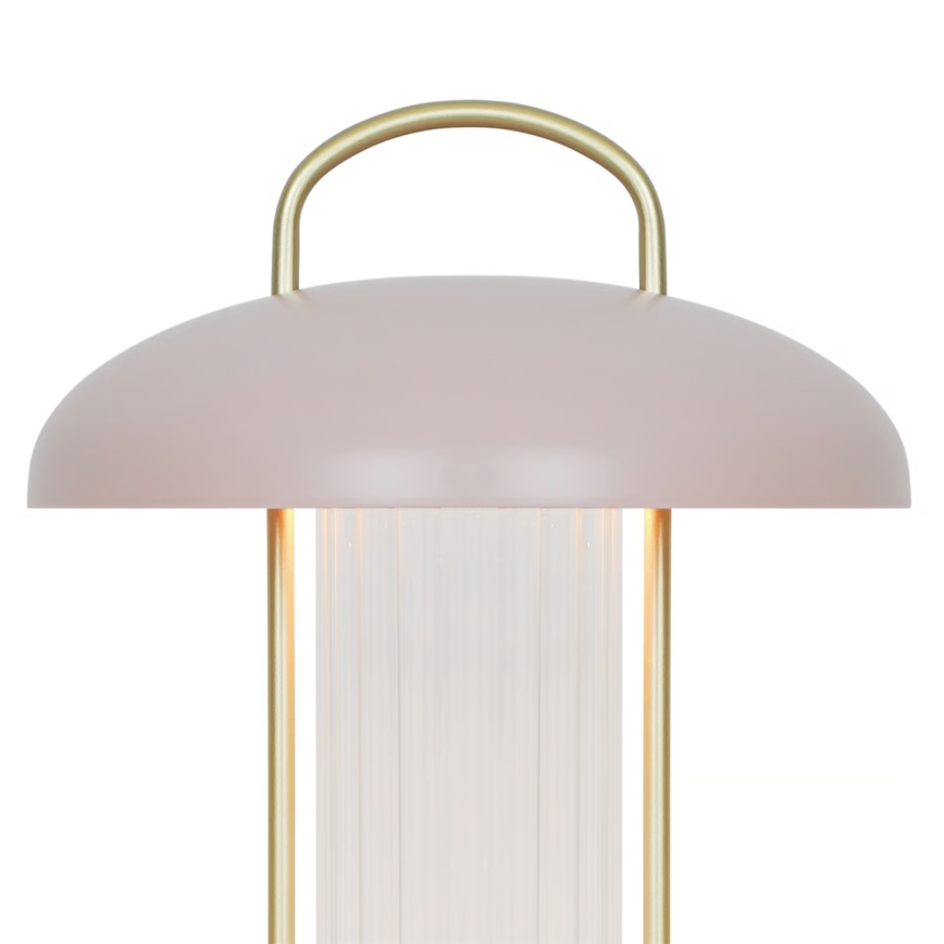 Nordlux - LED Candeeiro de mesa tátil recarregável dimerizável MIRANO LED/3W/3,7V rosa