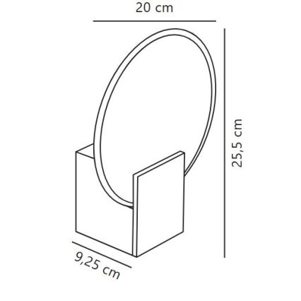 Nordlux - Luminária de parede para casa de banho LED regulável HESTER LED/9,5W/230V IP44 branco