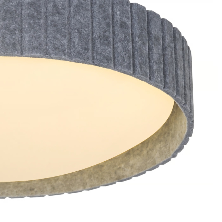 Nordlux - Luminária de teto CORATO 3xE14/15W/230V Ø 42 cm cinza