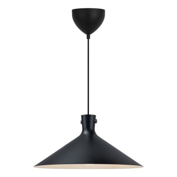 Nordlux - Luminária pendente com cabo DORINA 1xE27/60W/230V preta