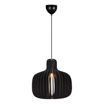 Nordlux - Lustre suspenso com cabo HAZO 1xE27/60W/230V preto