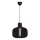 Nordlux - Lustre suspenso com cabo HAZO 1xE27/60W/230V preto