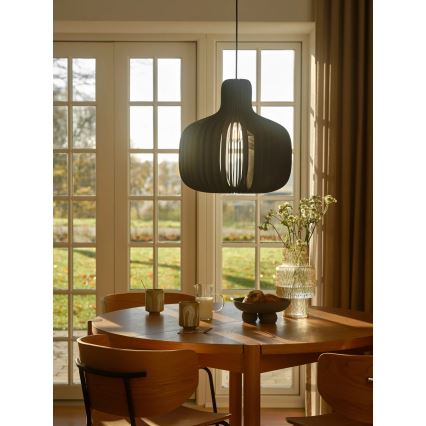 Nordlux - Lustre suspenso com cabo HAZO 1xE27/60W/230V preto