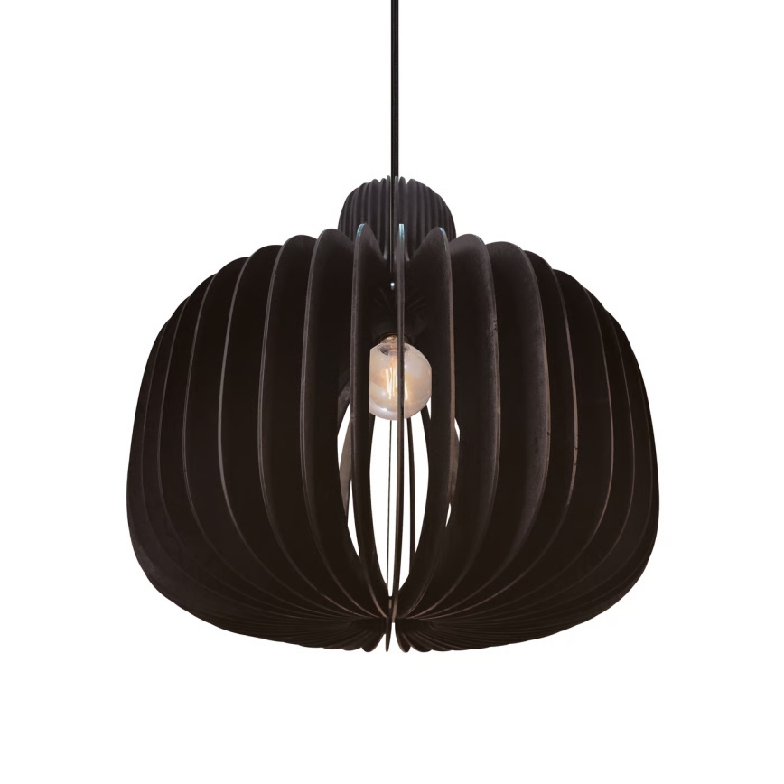 Nordlux - Lustre suspenso com cabo HAZO 1xE27/60W/230V preto