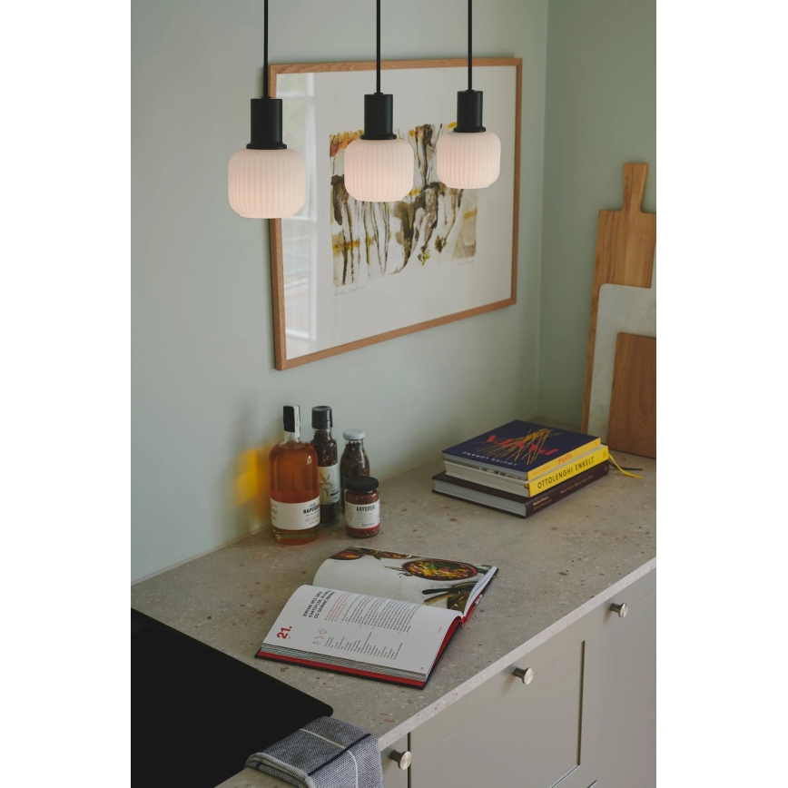 Nordlux - Lustre suspenso com cabo MILFORD 3xE14/25W/230V