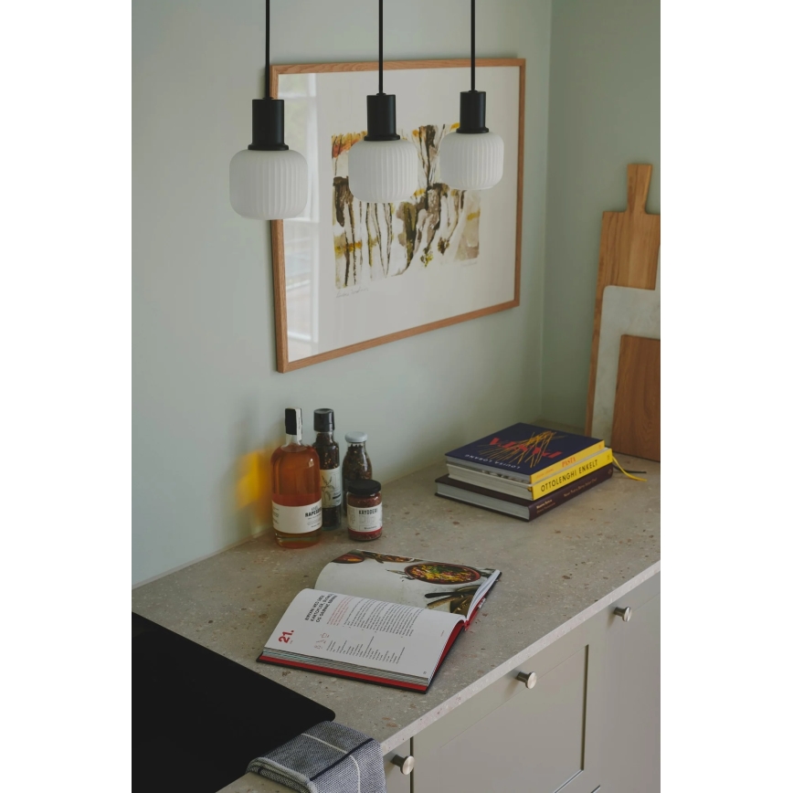 Nordlux - Lustre suspenso com cabo MILFORD 3xE14/25W/230V