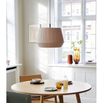 Nordlux - Lustre suspenso em cabo DICTE 1xE27/60W/230V Ø 40 cm bege