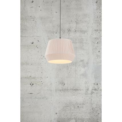 Nordlux - Lustre suspenso em cabo DICTE 1xE27/60W/230V Ø 40 cm bege