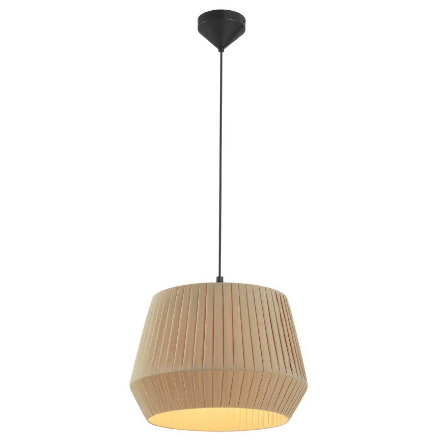 Nordlux - Lustre suspenso em cabo DICTE 1xE27/60W/230V Ø 40 cm bege