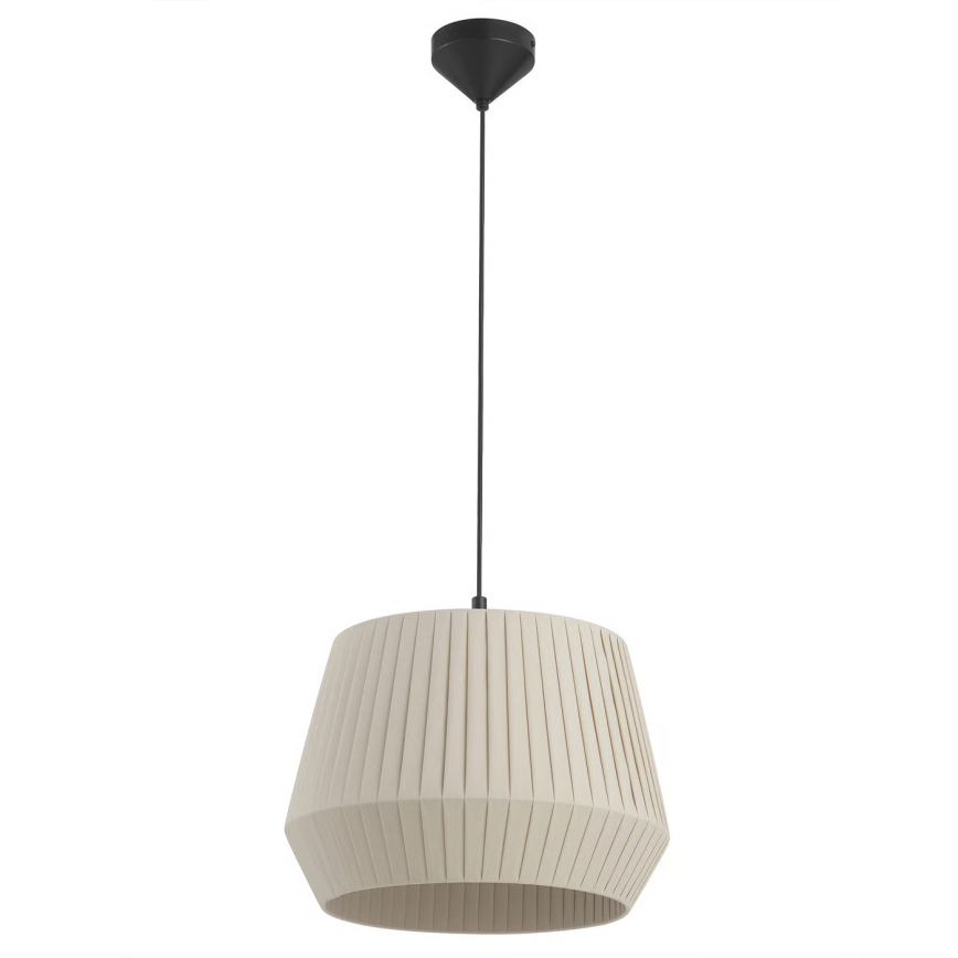 Nordlux - Lustre suspenso em cabo DICTE 1xE27/60W/230V Ø 40 cm bege