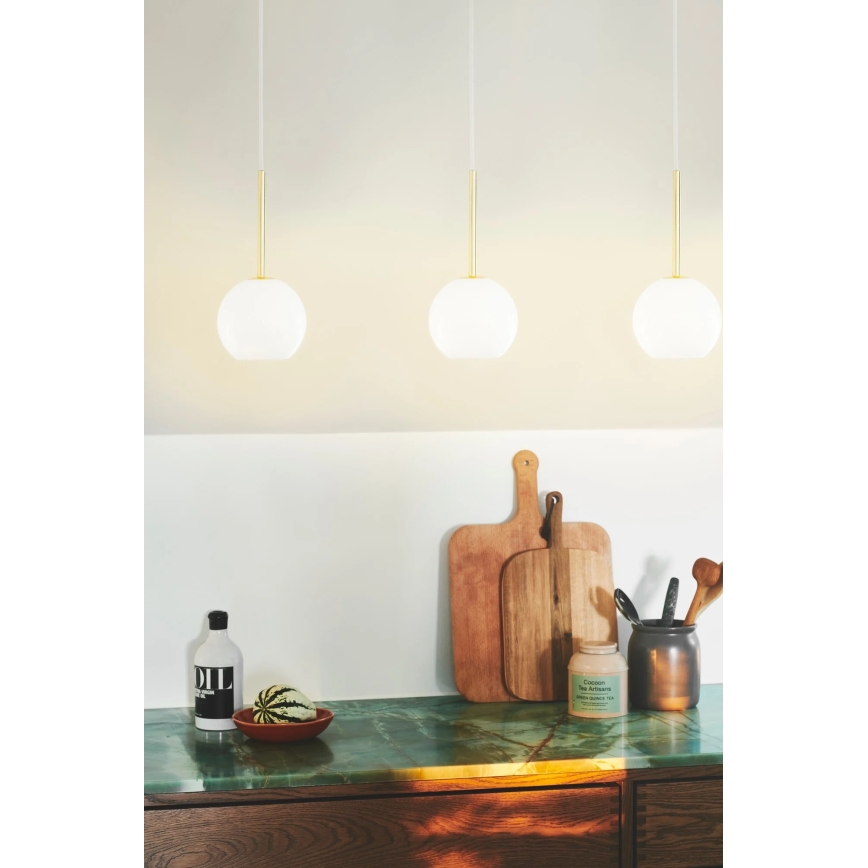 Nordlux - Lustre suspenso FRANCA 1xE14/40W/230V branco