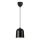 Nordlux - Lustre suspenso por cabo ANGLE 1xE27/25W/230V preto