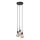 Nordlux - Lustre suspenso por cabo PACO 3xE27/25W/230V preto