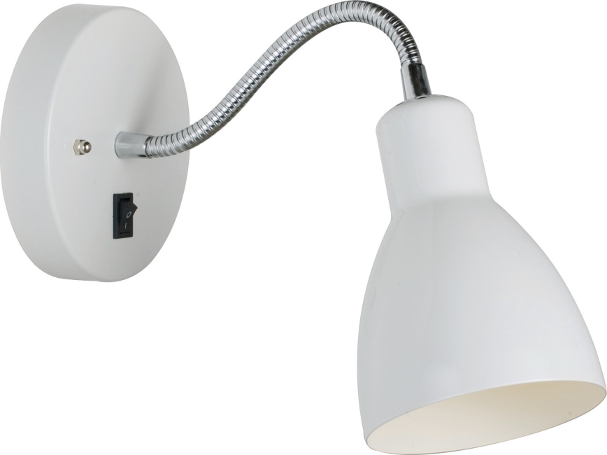 Nordlux - PArede flexible foco CYCLONE 1xE14/15W/230V branco