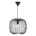 Nordlux - Pendente BERONI em cabo 1xE27/60W/230V, preto, Ø 40 cm