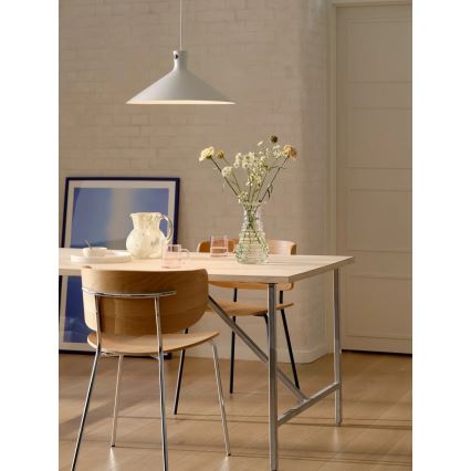 Nordlux - Pendente em cabo DORINA 1xE27/60W/230V branco
