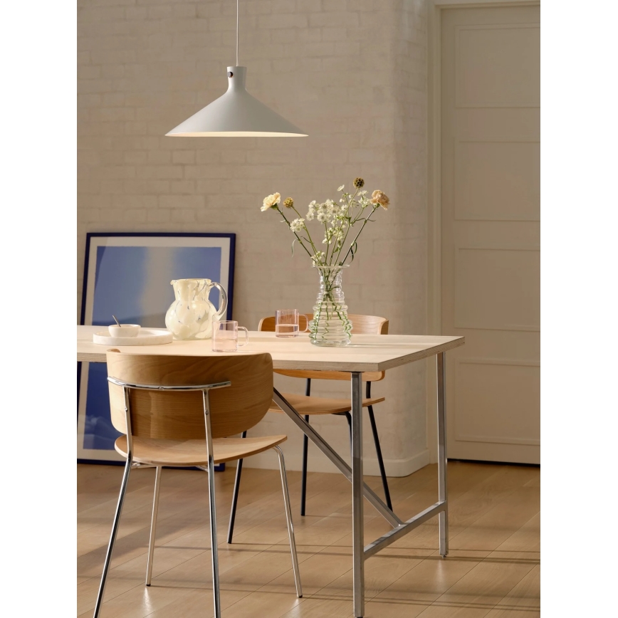 Nordlux - Pendente em cabo DORINA 1xE27/60W/230V branco